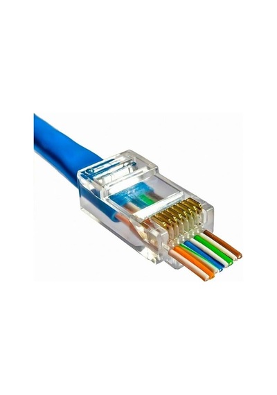 Pm-18439 Ez Yeni Nesil Rj45 Cat5/cat6 8p/8c Açık Uçlu Soket 100 Lük Paket
