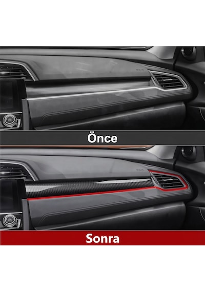 Honda Civic 10. Nesil 2016-2021 Araç Gösterge Paneli Kaplama Çıka