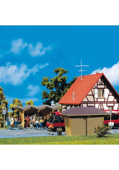 1/87 Otobüs Durağı Maketi, Faller 180587