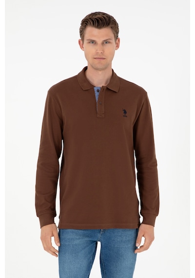 U.s. Polo Assn. Erkek Kahverengi Sweatshirt 50289062-vr029 Kahverengi