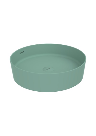 Creavit Loop Yuvarlak Masa Üstü Çanak Lavabo Ø45 Cm Nil Yeşili Lp145-00ny