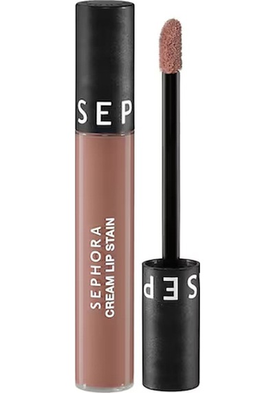 Sephora Cream Lip Stain Bulaşmayan Kadife Bitişli Ruj - Mat Likit Ruj - 120 Soft Mocha 5 Ml 0