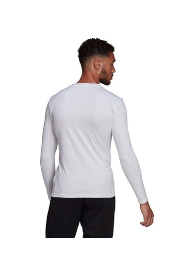 Adidas Team Base Tee Erkek Uzun Kollu Antrenman Tişörtü Beyaz Beyaz