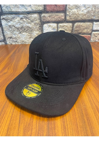 Hamze La Los Angeles Hiphop Snapback Rapper Baseball Drip Şapka Cap Siyah - Siyah