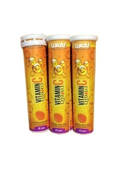 Luazu Vitamin C Coenzyme Q10 D3 Takviye Edici Gıda 3 x 20 Tablet