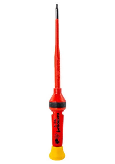 İzeltaş 14000005336 1000V T10 Elektro Slim Torx Uçlu Tornavida
