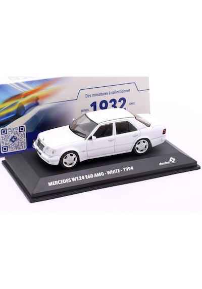 1:43 Ölçek Solido 1994 Mercedes Benz W124 E60 Amg Diecast Metal Minyatür Model Araba 10cm