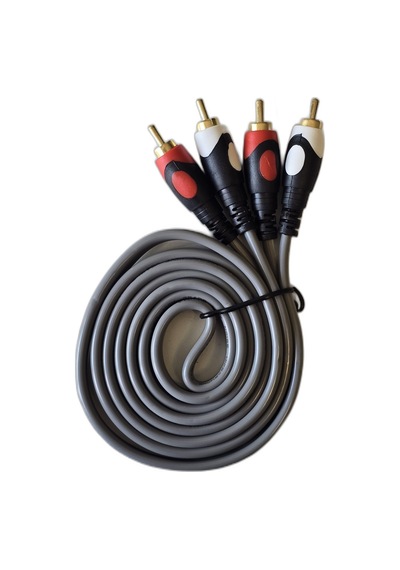 2 Rca 2 Rca Stereo Ses Kablosu 1.5m Amfi Tv Hoparlör Ses Sistemi Bağlantı Kablosu