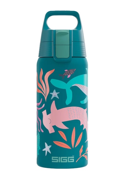 Sigg Therm One Çocuk Matarası 500ml Blue World 6022.90 Çok Renkli