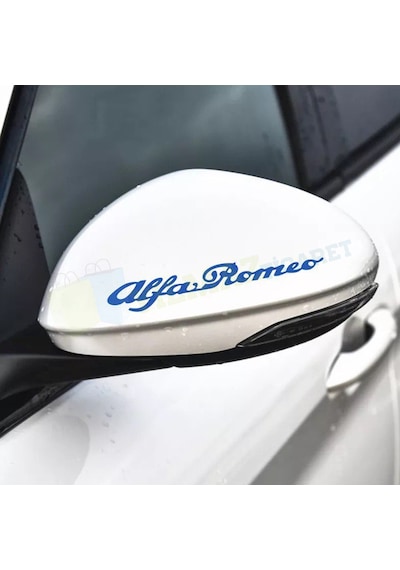 Alfa Romeo Logo Yan Ayna Kapı Kolu Jant Kaliper Oto Sticker 12 Ad