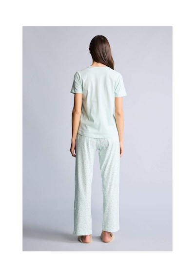 Defacto Pijama Takımı Üst Desenli Alt H1276ax26smgn1114 Yeşil-gn1114 Defacto Pijama Takımı Üst Desenli Alt H1276ax26smgn1114 Yeşil-gn1114