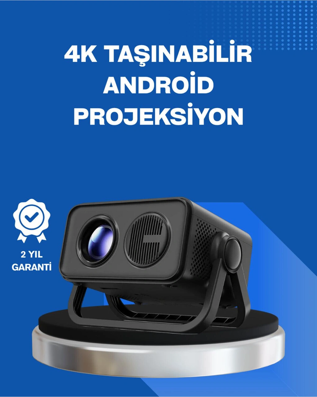 Projector Ev Tipi 64 Gb 2 Gb Rem Hafıza Hd Görüntü Kumandalı-113379