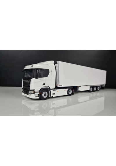 1/50 Scania Nextgen R730 4x2 Beyaz + Frigo Soğutuculu Trailer