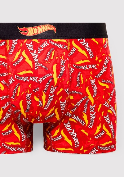 Mavi - Hot Wheels Baskılı Kırmızı Boxer 0912189-82054 Kırmızı