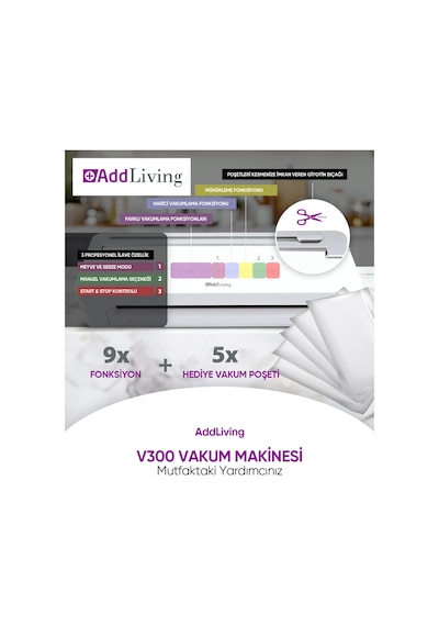 Addliving Vakum Makinesi V300