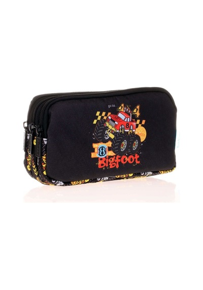 Kaukko Kids&love 3 Bölmeli Kalem Çantası Fast Monster Truck L8125