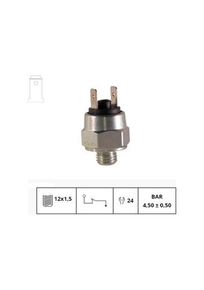 HAVA İKAZ MÜŞÜRÜ (M12X1.5) (4.5-0-50 BAR)
