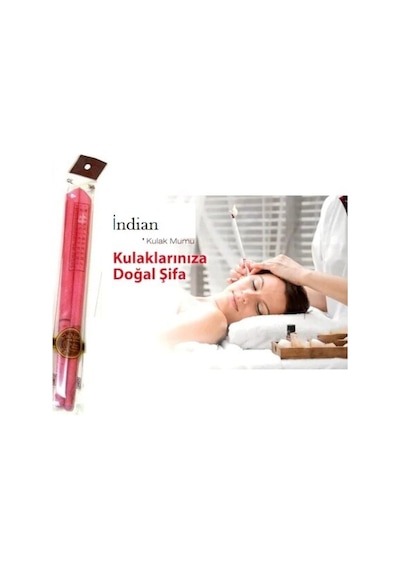 Indian Doğal Kulak Temizleme Mumu 2'li Paket