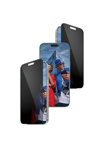 Privacy Apple Uyumlu iPhone 17 Pro Max Ultra-wide Fit Çerçeveli Gizli/hayalet Ekran Koruyucu - Fastfit Aparatlı