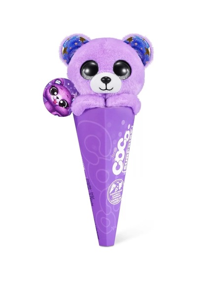 Koni İçinde Coco Sürpriz Peluş Mavi
