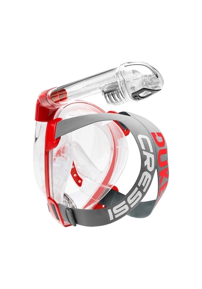 Cressi Duke Tam Yüz Maskesi Clear-red S/m Kırmızı