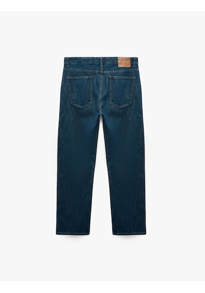 Koton Normal Bel Cepli Pamuklu Rahat Kalıp Vintage Straight Jean Pantolon Green Cast 7wam40208nd Yeşil Koton Normal Bel Cepli Pamuklu Rahat Kalıp Vintage Straight Jean Pantolon Green Cast 7wam40208nd Yeşil