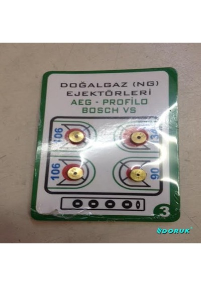 Doğalgaz Enjektör Ocak Takımı (Bosch Uyumlu, Siemens, Profilo, Vestel ) - 207388679