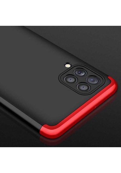 Samsung Uyumlu Galaxy M22 Kılıf Zore Ays Kapak Siyah