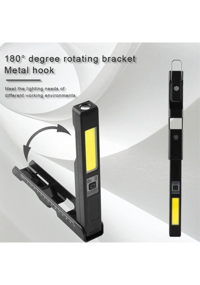 Gs-2070 30w Şarjlı Mıknatıslı Katlanabilir Led Çalışma Tamirci Feneri
