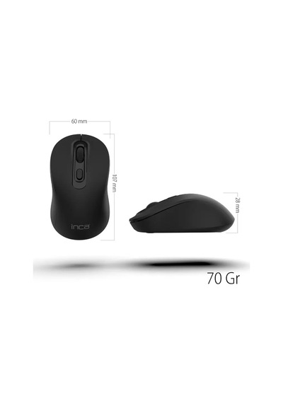 Inca Iwm-288t Bluetooth + Wıreless Ergonomıc Desıgn Sılent Mouse Lazer