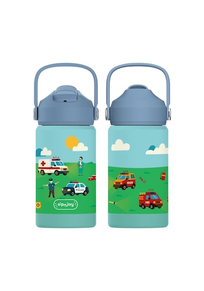 Sipnjoy - Flipsip Çocuk Su Termosu 360 Ml - Rescue Crew