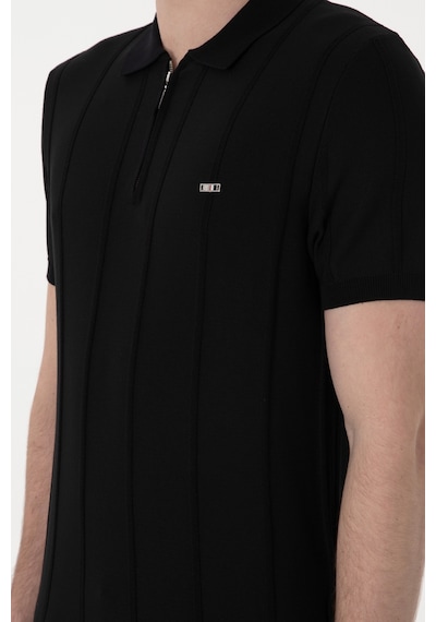 U.S. Polo Assn. Erkek Slim Fit Polo Yaka Siyah Tişört 50306457-VR046 U.S. Polo Assn. Erkek Slim Fit Polo Yaka Siyah Tişört 50306457-VR046
