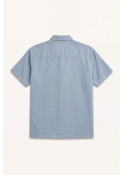 Defacto Regular Fıt Tencel Kısa Kollu Mavi Gömlek E2530ax26smbe299 Mavi-be299