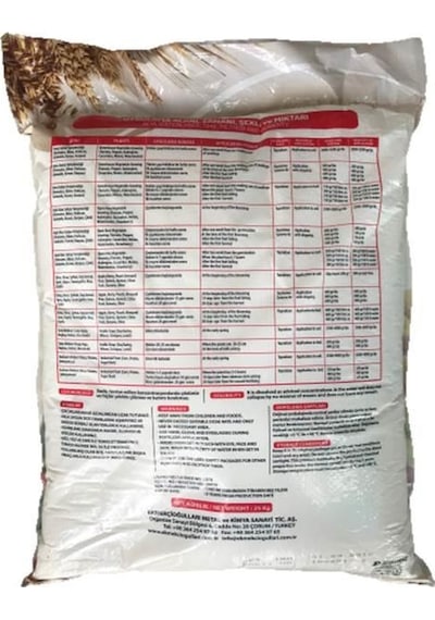 Çinko Sülfat Gübresi (Çinko Sülfat Heptahidrat) Çinko Tuzu- 25 KG