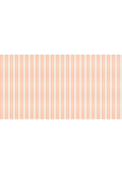 Meri Meri - Peach Stripe Tablecloth - Şeftali Tonlu Çizgili Kağıt Masa Örtüsü