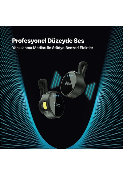 Ttec GoMic Pro 2’li Evrensel Kablosuz Yaka Mikrofon Kiti