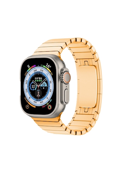 Apple Uyumlu Watch Ultra 49mm Kordon Krd-35 Metal Kordon