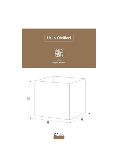 Tr Baby Dolap İçi Organizer Saklama Sepeti 3lü Set, Prn3set
