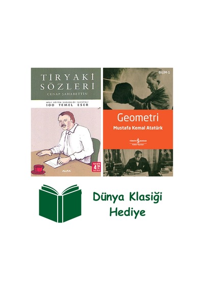 Tiryaki Sözleri Cep Boy + Geometri + Dünya Klasiği Hediye