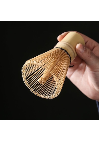 Bambu Matcha Çayı Karıştırıcı Fırça Bamboo Whisk Köpürtücü Cin578