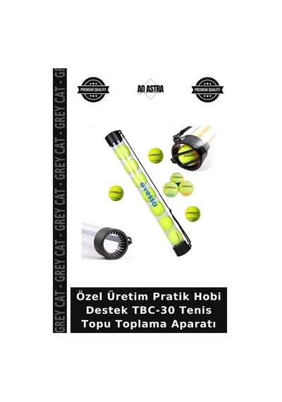 Özel Üretim Pratik Hobi Destek Tbc-30 Tenis Topu Toplama Aparatı