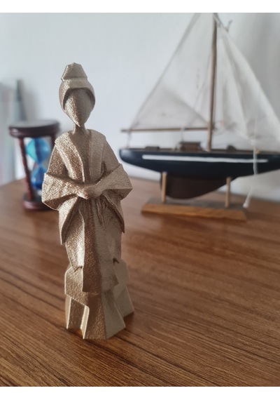 15 Cm Geleneksel Kıyafetli Hediyelik Uzak Doğu Asya Temalı Fiğür Obje