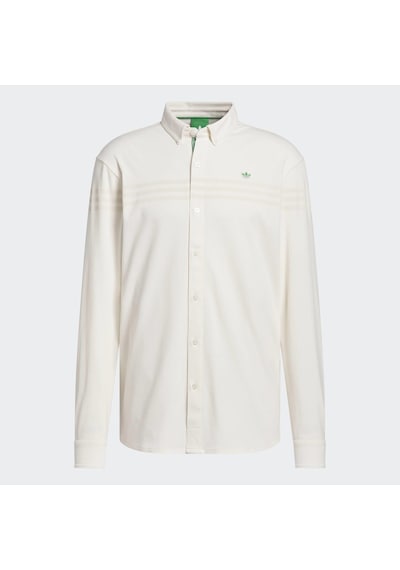 Adidas Originals Twistknit Erkek Beyaz Uzun Kollu Polo Tişört Kh4064