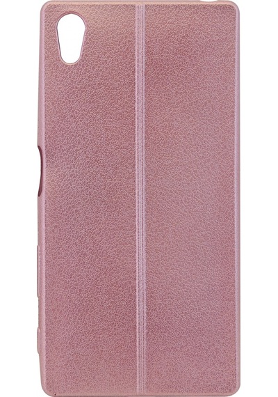Nettech Sony Xperia Z5 Uyumlu Dikişli Seri Arka Koruma Kılıf - Pembe Pembe