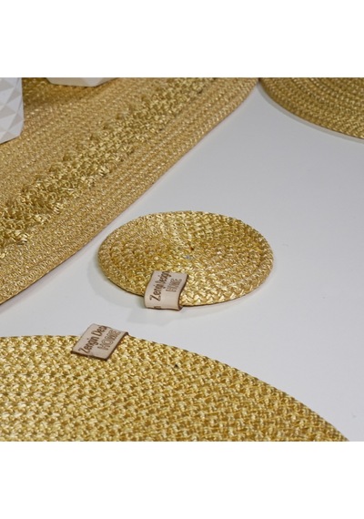 Supla Zdh-302 Yuvarlak Zengin Set Runner Sarı