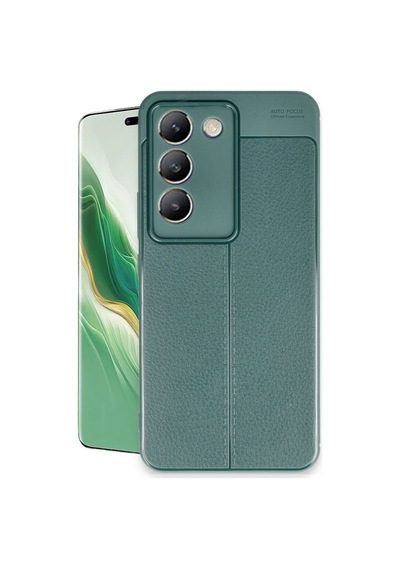 V30 Lite 4g Kılıf Auto Focus Kapak - Koyu Yeşil Bz8683140752507