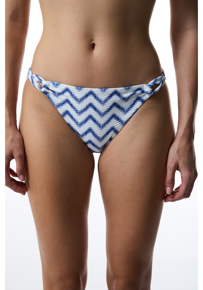 Penti Bianna Navy Side Zigzag Desenli Hipkini Bikini Altı