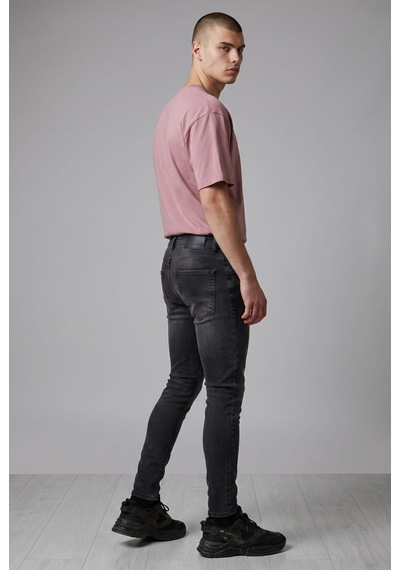 BLACK STEEL Yıkamalı Erkek Denim Pantolon-kod:813 Antrasit