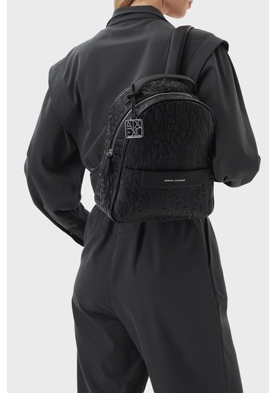 Armani Exchange Logolu Ayarlanabilir Askılı Sırt Çantası Kadın Sırt Çantası Xw002234 Af15774 Uc001 Siyah