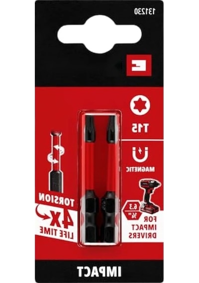 Darbeli Bit Seti, 2 Parça, 50 Mm Uzunluk, S2 Çelik